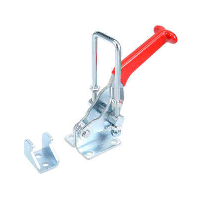 Harfington Uxcell Toggle Latch Clamp 900Kg 1980lbs Capacity Pull Action Adjustable Latch GH-40341