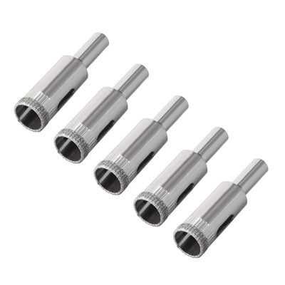 Uxcell Uxcell 6mm Diamond Drill Bits Hole Saws for Glass Ceramic Porcelain Tiles 5 Pcs
