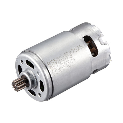 Harfington Uxcell DC 12V 22000RPM Electric Gear Motor 9 Teeth for Various Cordless Screwdriver