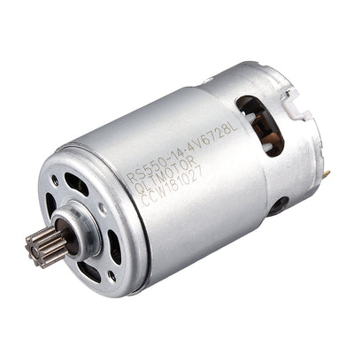 Harfington Uxcell DC 14.4V 19500RPM Electric Gear Motor 9 Teeth for Various Cordless Screwdriver