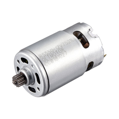 Harfington Uxcell DC 12V 22000RPM Electric Gear Motor 12 Teeth for Various Cordless Screwdriver