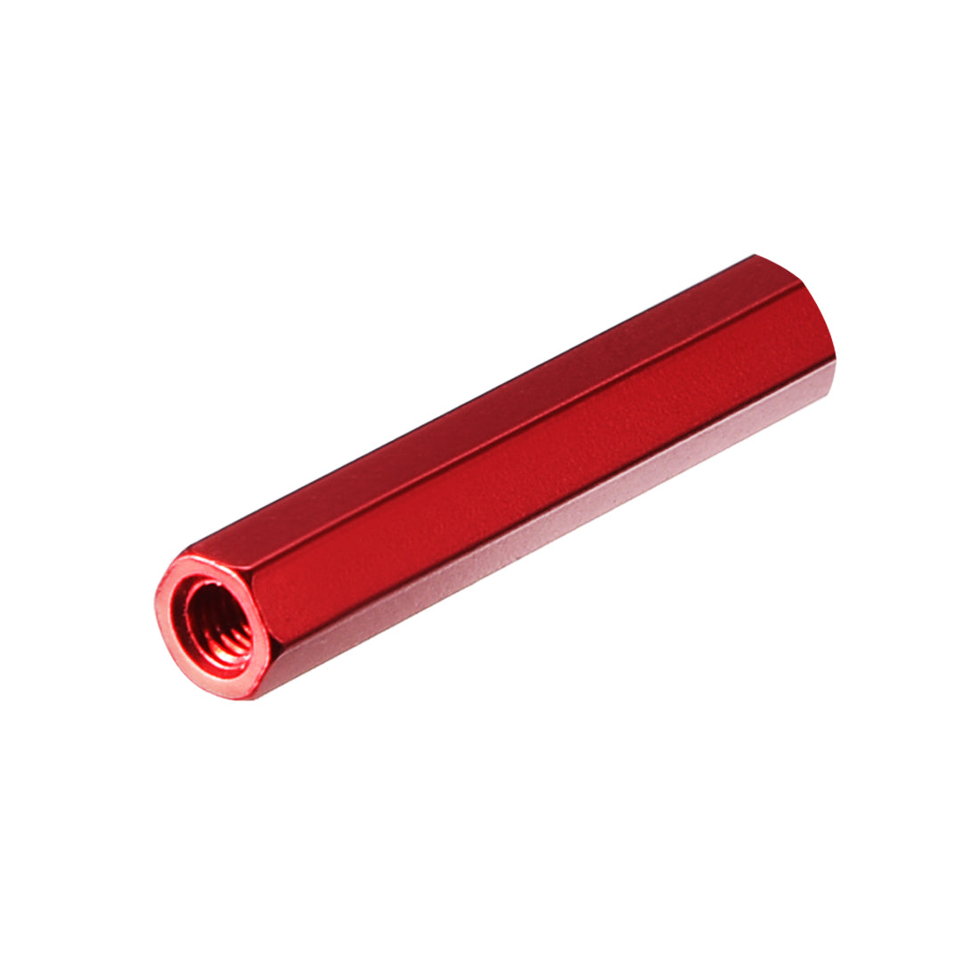 uxcell Uxcell M3x25mm Aluminum Hex Standoff PCB Pillar Spacer,for Quadcopter,Red,10pcs