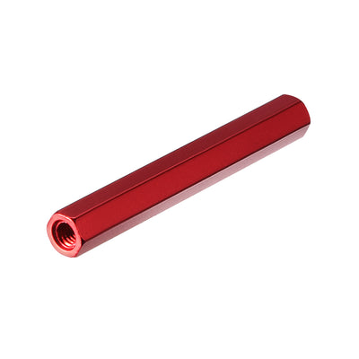 Harfington Uxcell M3x40mm Aluminum Hex Standoff PCB Pillar Spacer,for Quadcopter,Red,10pcs