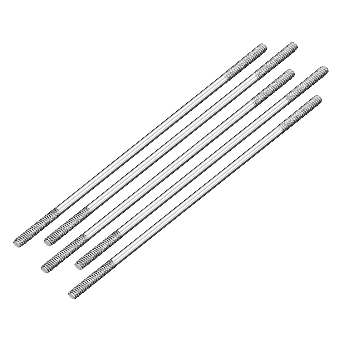 uxcell Uxcell Stainless Steel Double End Threaded Stud Pushrod