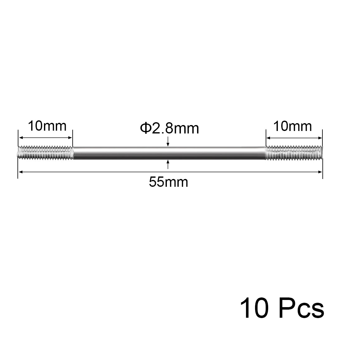 Uxcell 304 Stainless Steel Rod Linkage Push Rod Connector for DIY