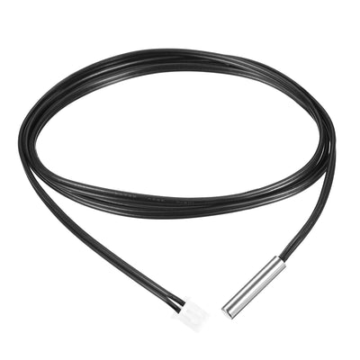 Harfington Uxcell 20K NTC Thermistor Probe 19.7 Inch Stainless Steel Sensitive Temperature Temp Sensor for Air Conditioner