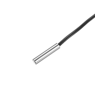 Harfington Uxcell 50K NTC Thermistor Probe 78.7 Inch Stainless Steel Sensitive Temperature Temp Sensor for Air Conditioner