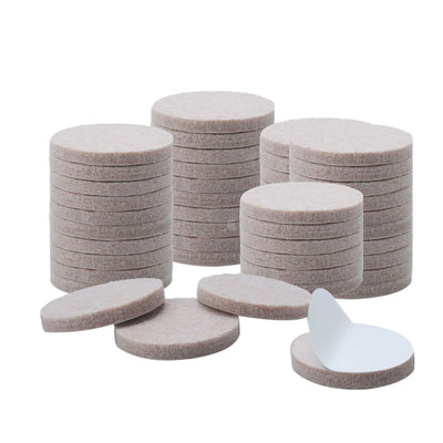 uxcell Uxcell Felt Furniture Pad Round 1 1/4" Self Adhesive Anti-scratch Chair Protector 50pcs