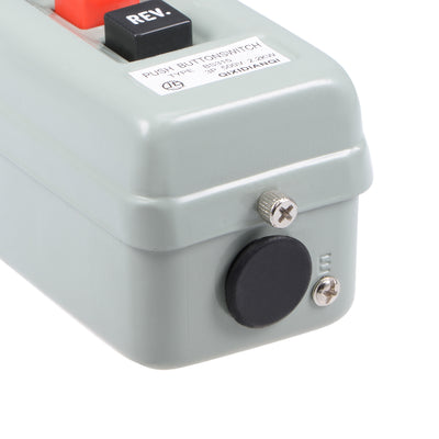 Harfington Uxcell Self Locking Forward Stop Reverse Pushbutton Push Button Station 15A 2.2KW