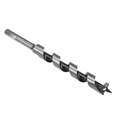 Harfington Uxcell Auger Drill Bit Wood Hex Shank 20mm Cutting Dia High Carbon Steel for Electric Bench Drill Woodworking Carpentry