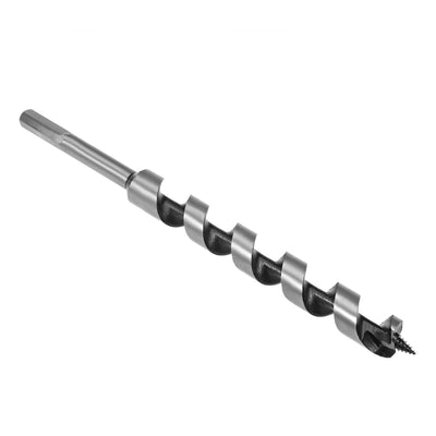 Harfington Uxcell Auger Drill Bit Wood Hex Shank 18mm Cutting Dia High Carbon Steel for Electric Bench Drill Woodworking Carpentry