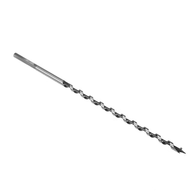 Harfington Uxcell Auger Drill Bit Wood Hex Shank 6mm Cutting Dia High Carbon Steel for Electric Bench Drill Woodworking Carpentry