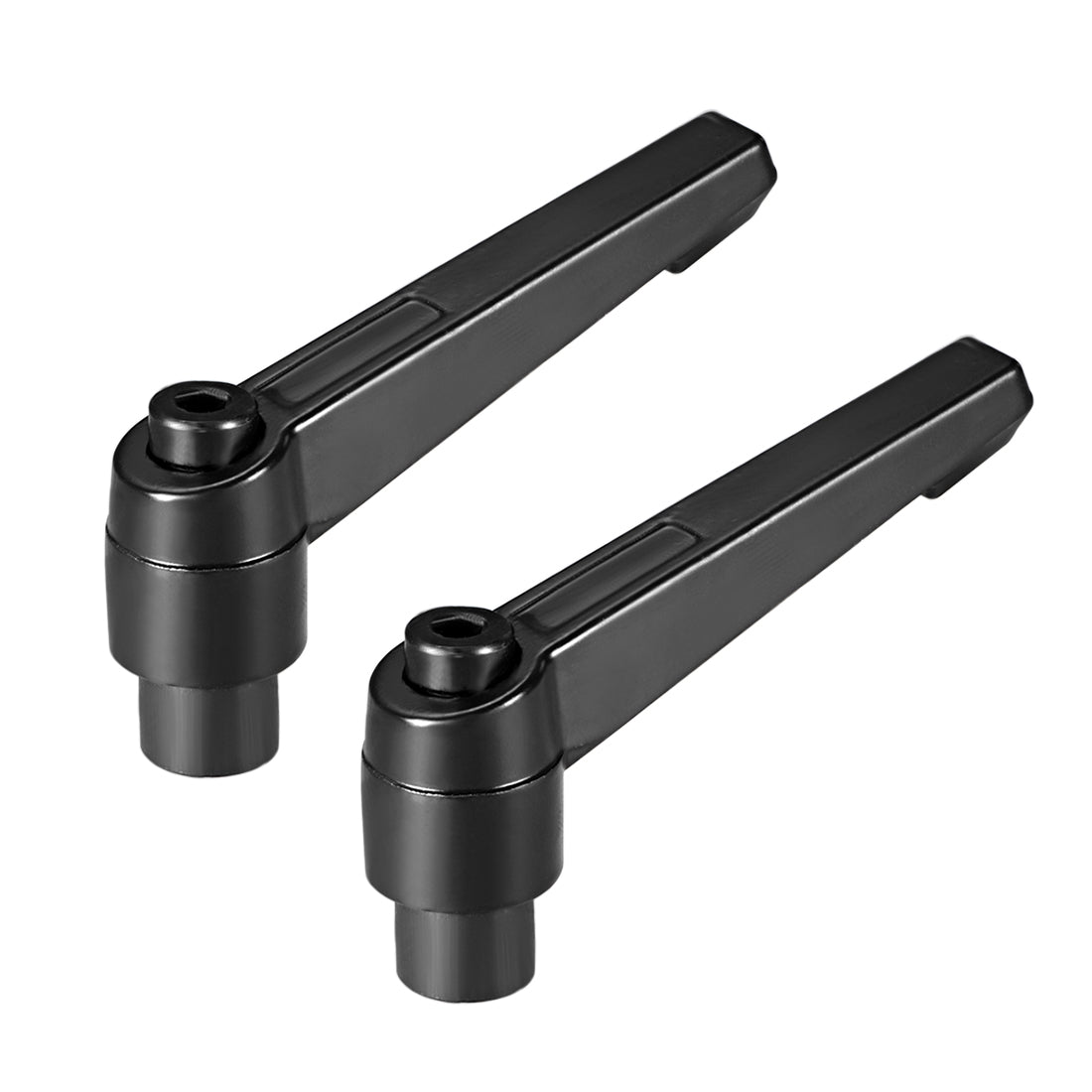 Uxcell Uxcell M6 Handle Adjustable Clamping Lever Thread Push Button Ratchet Female Threaded Stud 2 Pcs