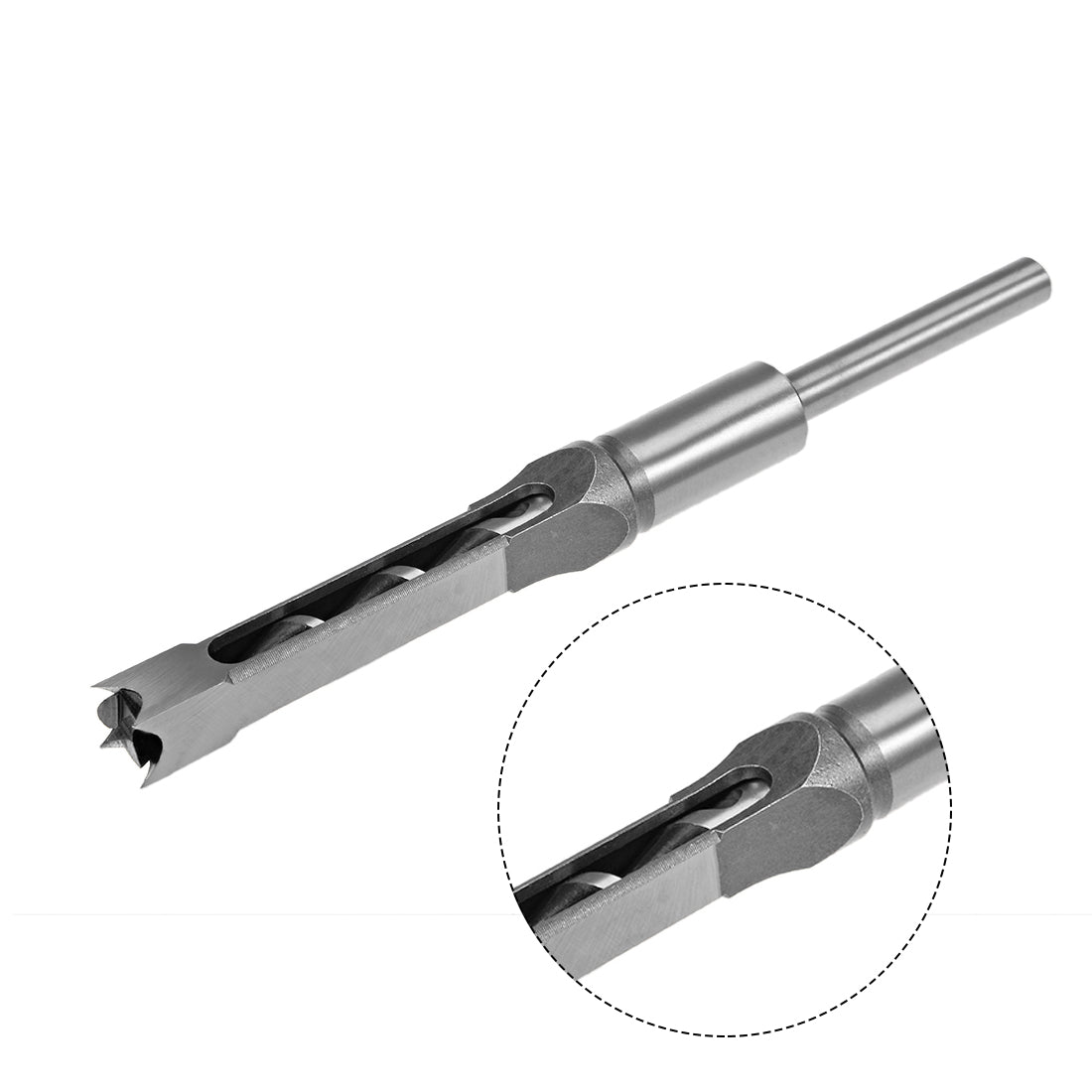 uxcell Uxcell Square Hole Drill Bit for Wood Hollow Chisel Mortiser Auger Spur Cutter Tool, High Carbon Steel for Woodworking Carpentry