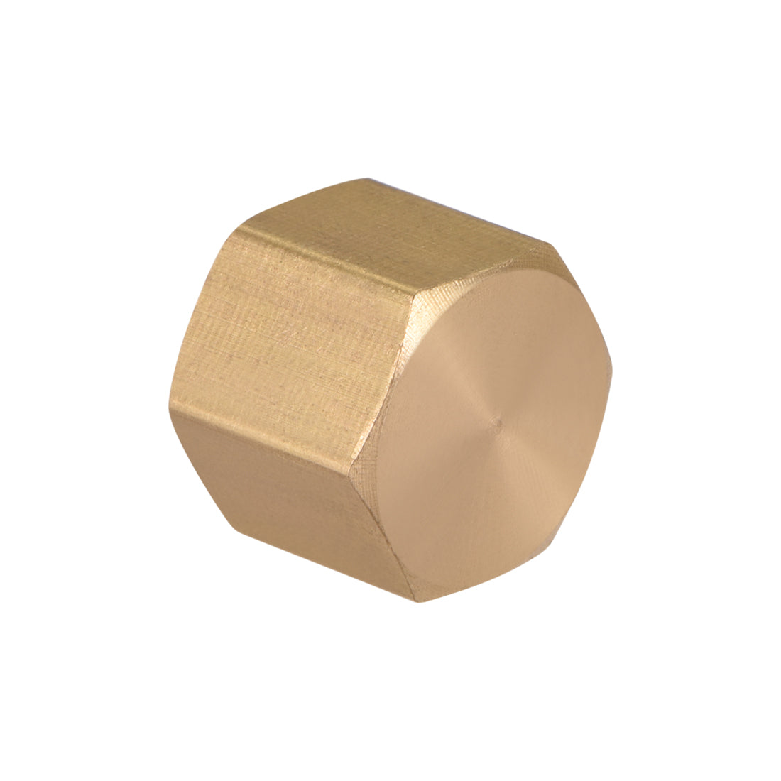 Uxcell Uxcell Brass Cap, Hex Pipe Fitting 1/2"G Female Pipe Connector