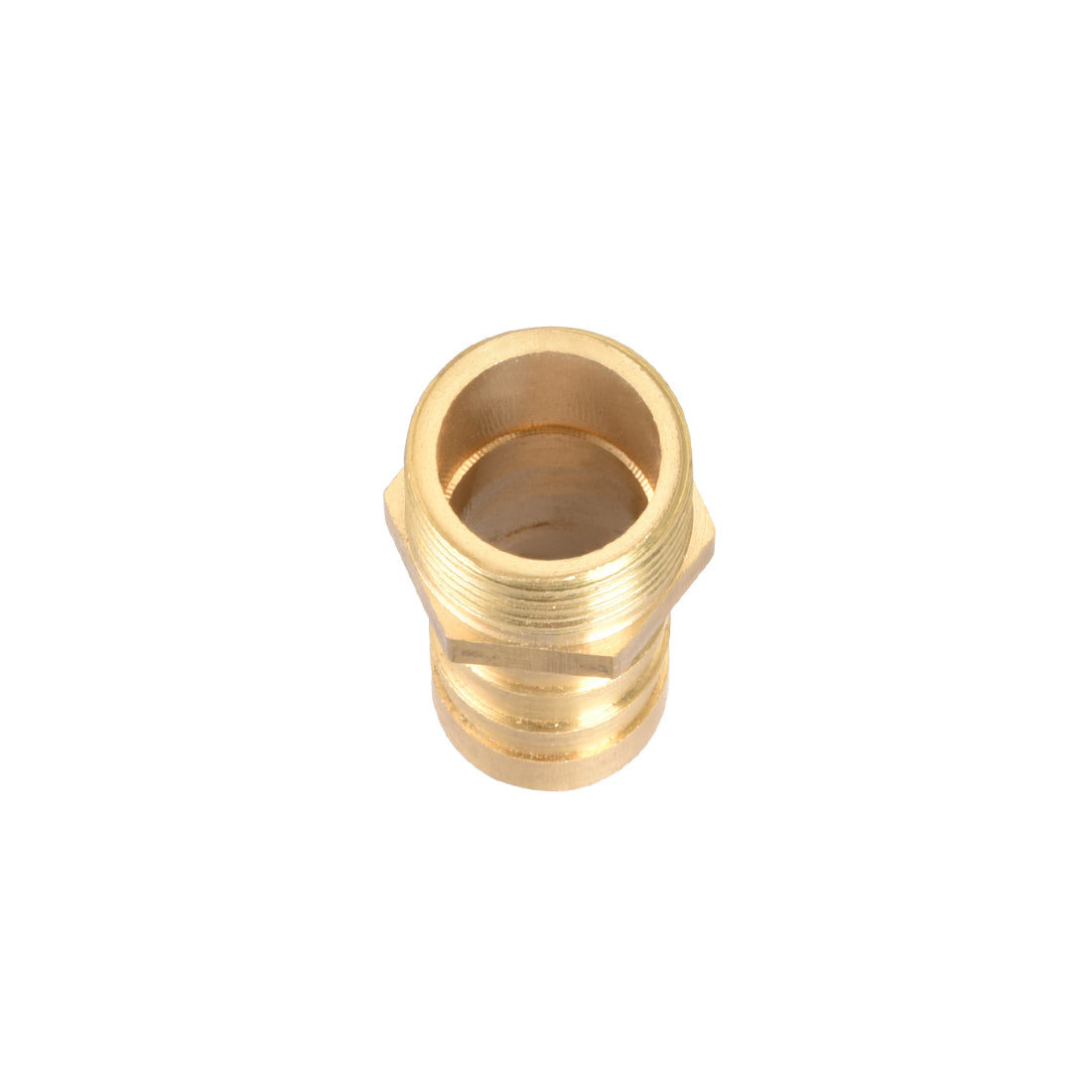 uxcell Uxcell Brass Hose Barb Fitting,Connector,14mm Barb x G3/8 Male Pipe Adapter,5Pcs