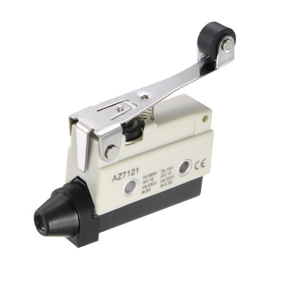 Harfington Uxcell AZ-7121 SPDT 1NO+1NC  Panel Mount Roller Plunger Type Micro Switch