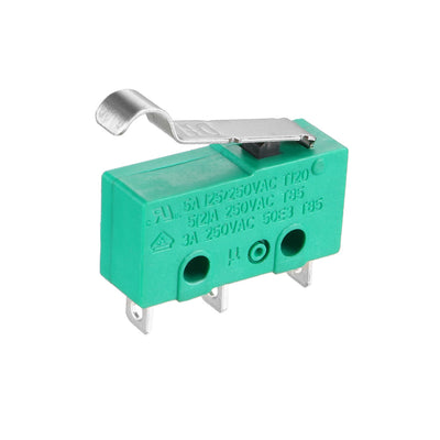 Harfington Uxcell 2Pcs KW4-3Z-3 5A/250VAC Simulated R-Lever Type Micro Switches