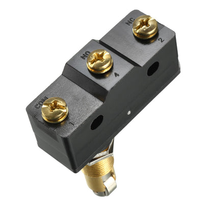 Harfington Uxcell LXW5-11Q2 1NO + 1NC Panel Mount Roller Plunger Miniature Micro Switch