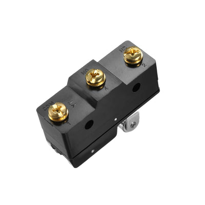 Harfington Uxcell 3PCS Z-15GW22-B 1NO + 1NC Hinge Roller Lever Micro Action Switches