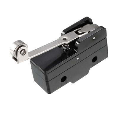 Harfington Uxcell Z-15GW2-B 1NO + 1NC Long Hinge Roller Lever Micro Action Switch