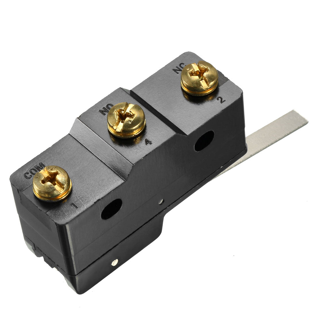 uxcell Uxcell Z-15GW-B 1NO + 1NC Long Hinge Lever Type Miniature Micro Switch