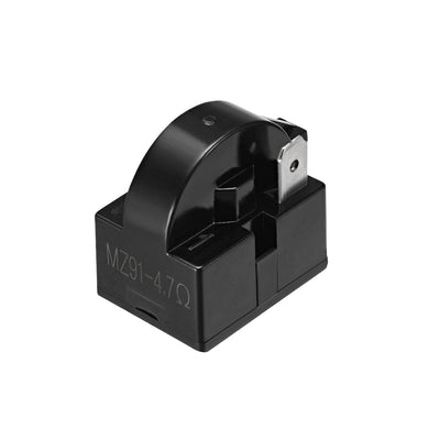 uxcell Uxcell 4.7 Ohm 1 Pin Refrigerator  Starter Relay Black