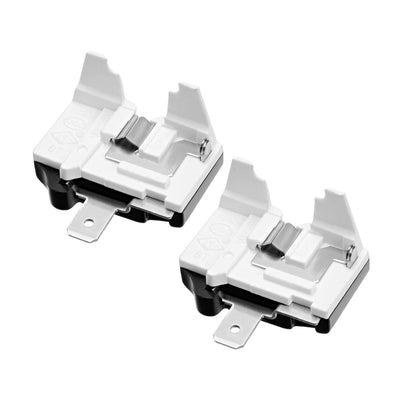 Harfington Uxcell 2 Pcs Refrigerator Overload Protector Compressor Replacement Part, 1/2HP (375W)