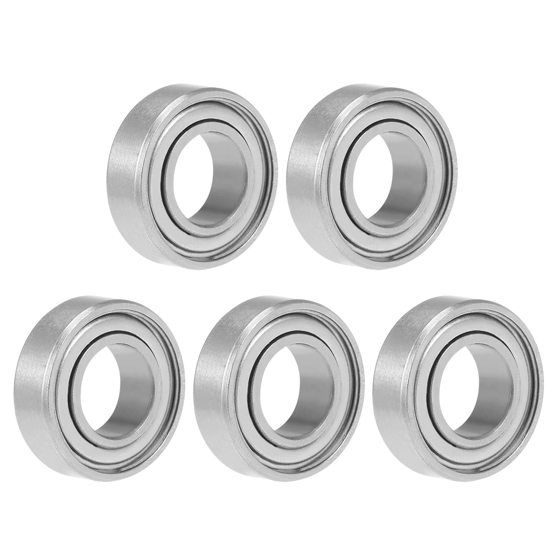 uxcell Uxcell Deep Groove Ball Bearings Metric Double Shielded Carbon Steel Z1