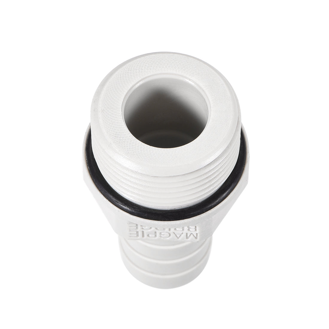 Uxcell Uxcell PVC Barb Hose Fitting Connector Adapter 10mm or 25/64" Barbed x 1/8NPT Male Pipe 2pcs