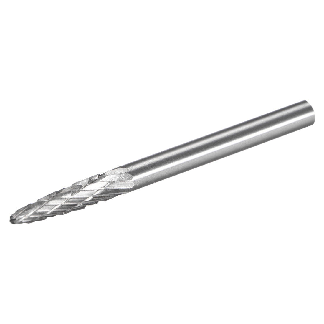 uxcell Uxcell Double Cut Rotary Burrs File Cone Shape 1/8" Shank Dia 1/8" Head Size