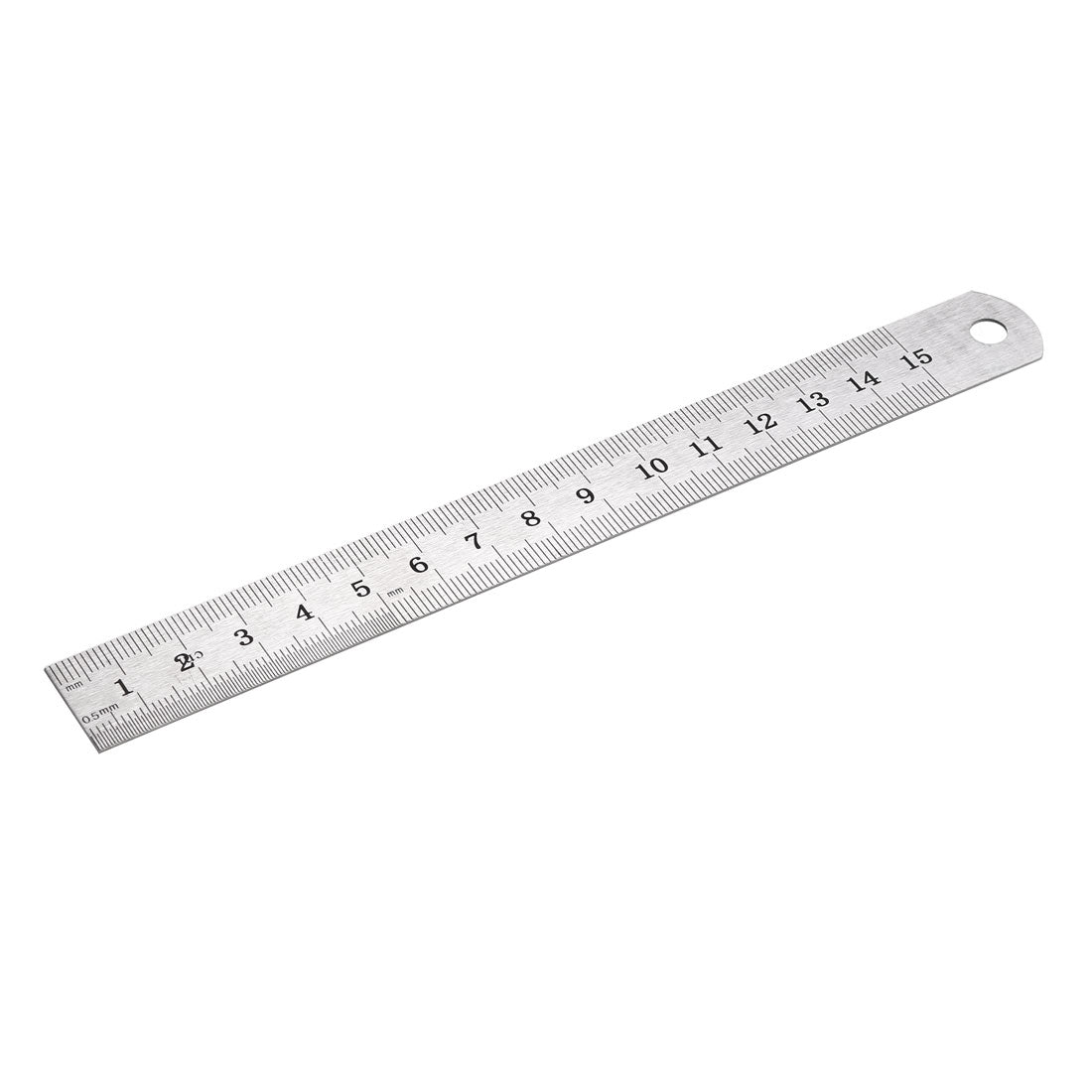 uxcell Uxcell Stainless Steel Ruler 6-inch (15cm) Straight Ruler Inches and Metric Scale