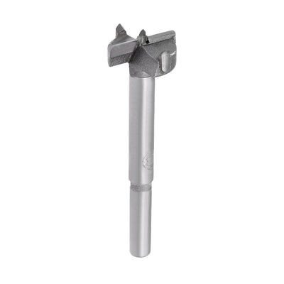 Harfington Uxcell Forstner Wood Boring Drill Bits 23mm Dia. Hole Saw Carbide Tip Round Shank Cutting for Hinge Plywood MDF CNC Tool
