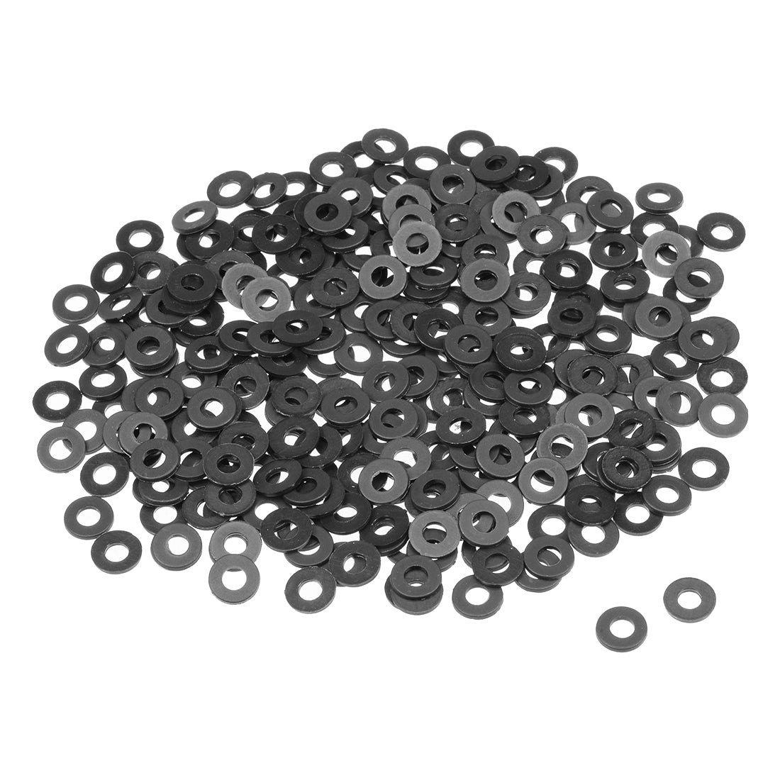uxcell Uxcell Nylon Flat Washers for Screw Bolt OD Thick 300 Pieces