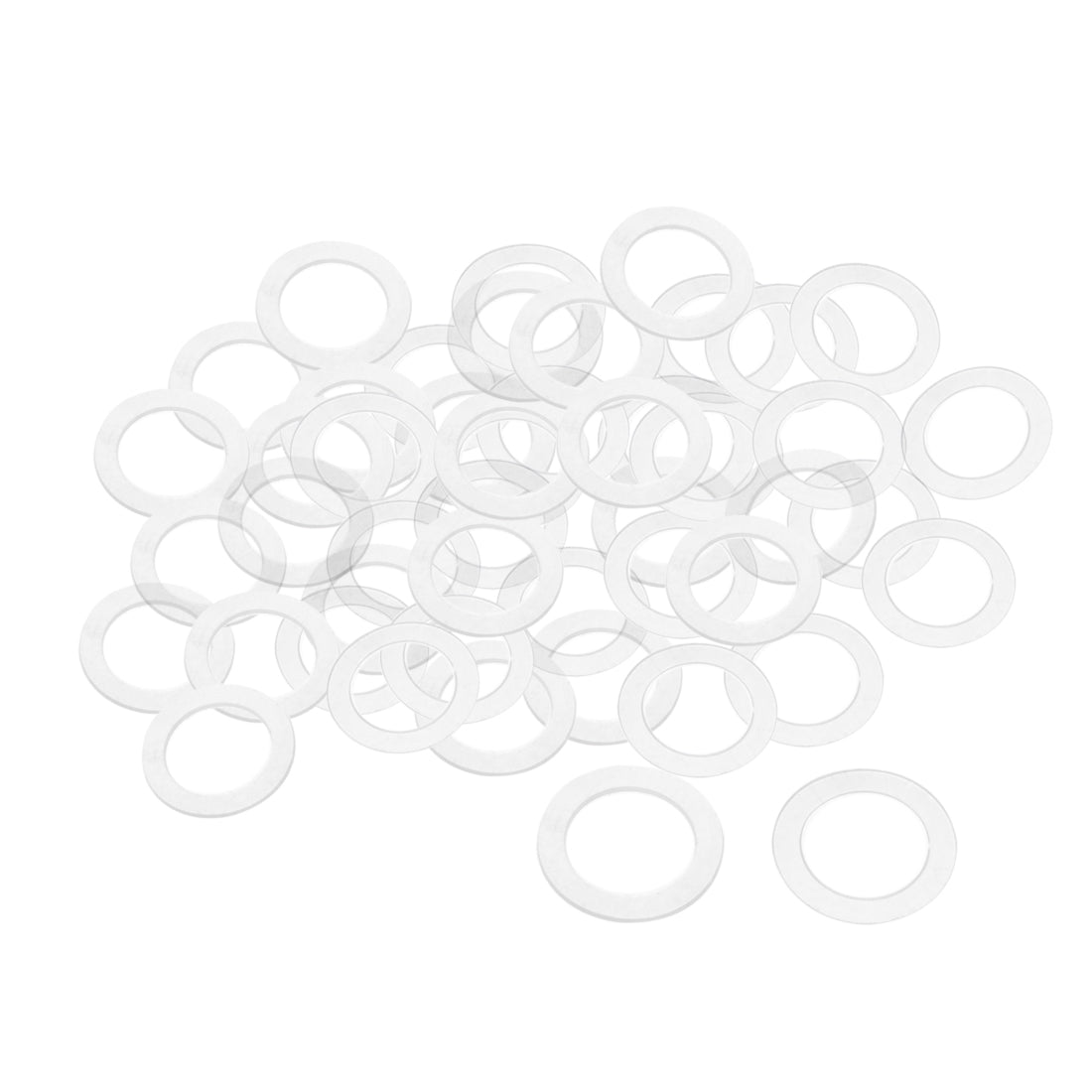 uxcell Uxcell White Nylon Flat Washers for Screws Bolts 200PCS
