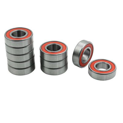 Harfington Uxcell 10pcs Universal 6004RS Deep Groove Sealed Shielded Ball Bearing 42 x 20 x 12mm