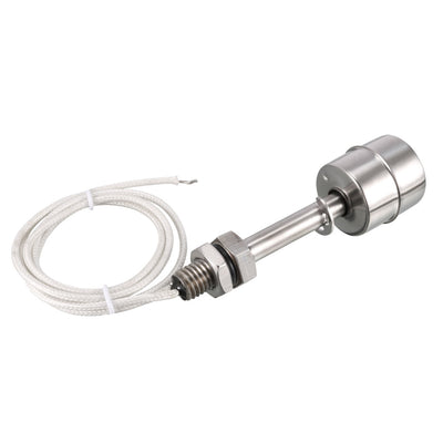 Harfington Uxcell Stainless Steel Float Switch 95mm Fish Tank Vertical Water Level Sensor