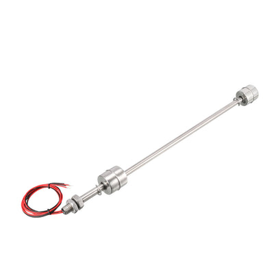 Harfington Uxcell Stainless Steel Dual Ball Float Switch 420mm/16.54inch Tank Vertical Water Level Sensor