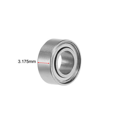 Harfington Uxcell Deep Groove Ball Bearings Inch Double Shielded Chrome Steel P0 Z1