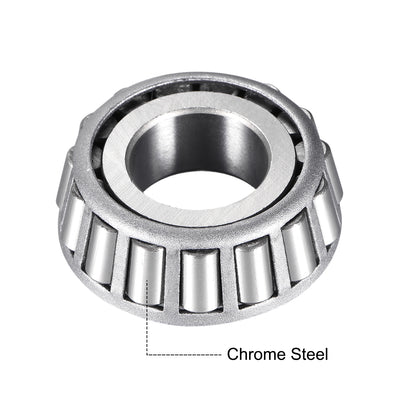 Harfington Uxcell Tapered Roller Bearing Cone and Cup Set Chrome Steel Metric