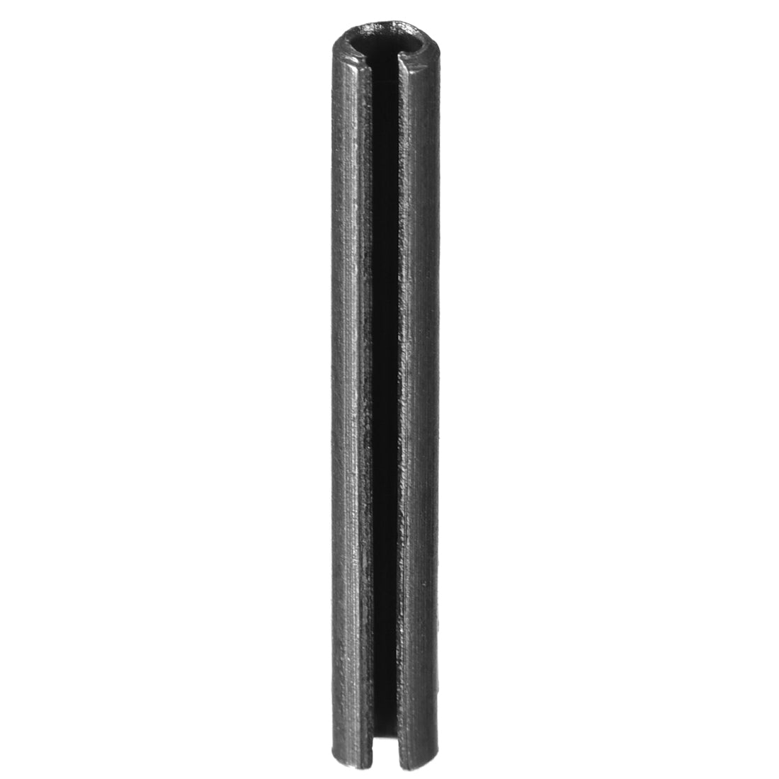 Uxcell Uxcell 4.4mm x 14mm Dowel Pin Carbon Steel Split Spring Roll Shelf Support Pin Fasten Hardware Black 20 Pcs