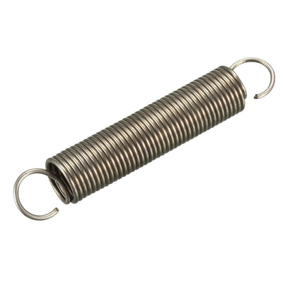 Harfington Uxcell Extended Tension Spring Wire Diameter 0.039", OD 0.39", Free Length 2.36" 5pcs