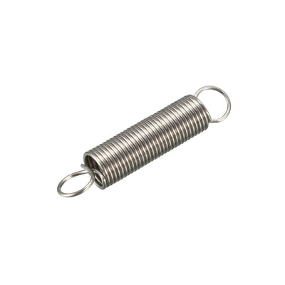 Harfington Uxcell Extended Tension Spring Wire Diameter 0.016", OD 0.16", Free Length 0.79" 5pcs