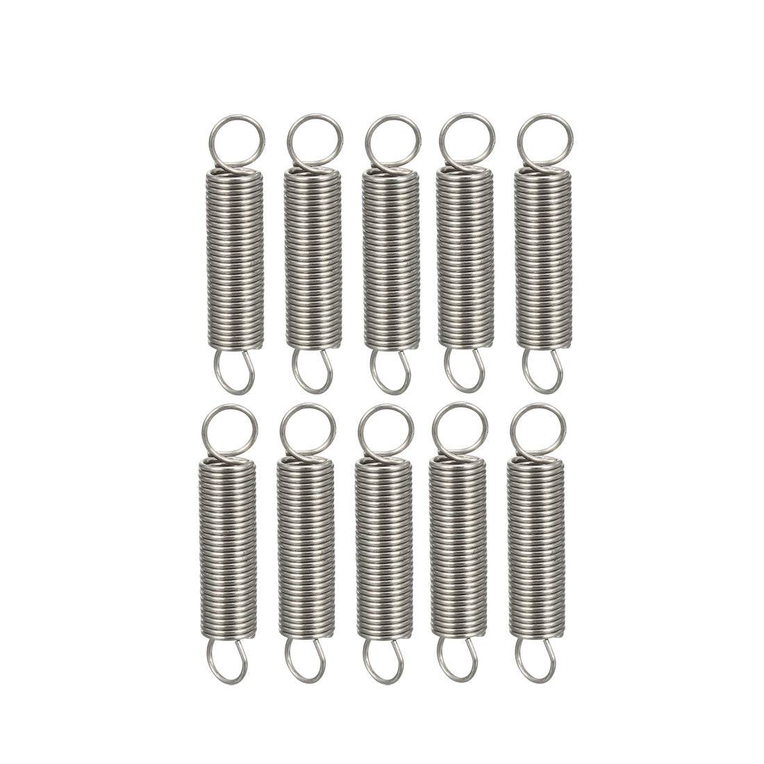 uxcell Uxcell Extended Tension Spring Wire Diameter 0.016", OD 0.16", Free Length 0.79" 10pcs