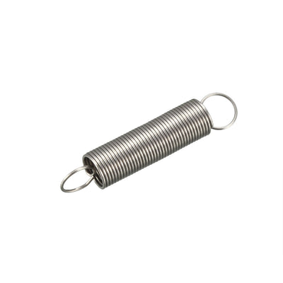 Harfington Uxcell Extended Tension Spring Wire Diameter 0.016", OD 0.2", Free Length 0.98" 15pcs