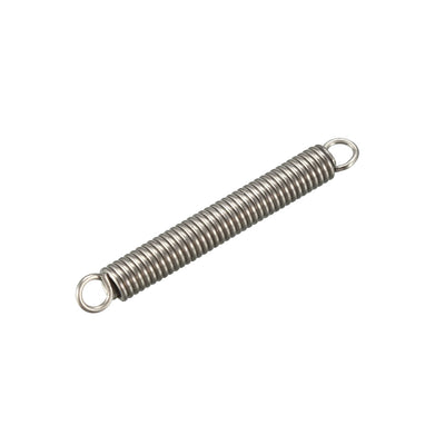 Harfington Uxcell Extended Tension Spring Wire Diameter 0.02", OD 0.12", Free Length 0.98" 10pcs