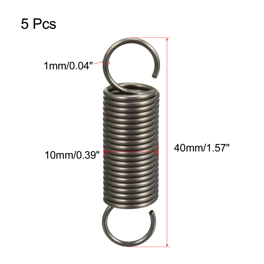 uxcell Uxcell Extended Tension Spring Wire Diameter