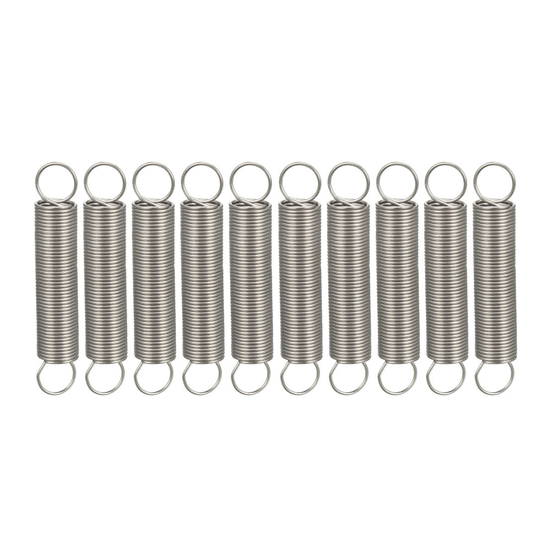 uxcell Uxcell Extended Tension Spring Wire Diameter 0.02", OD 0.24", Free Length 1.38" 10pcs