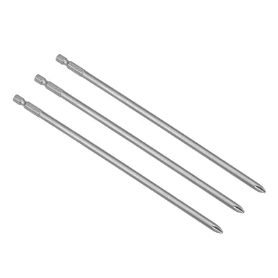 Harfington Uxcell 3Pcs 1/4-Inch Hex Shank 200mm Length Phillips 6PH2 Magnetic S2 Screwdriver Bits
