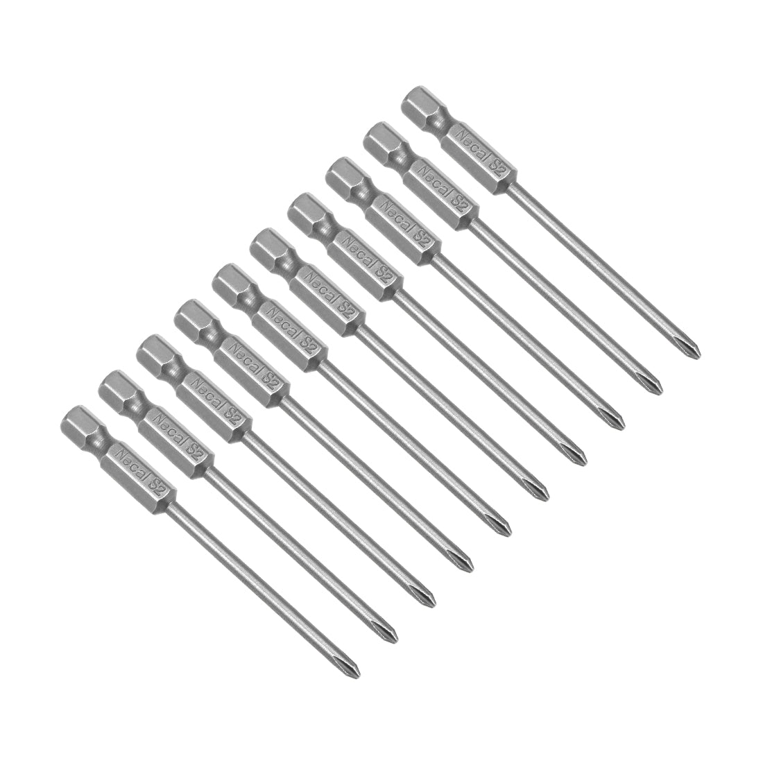 uxcell Uxcell Magnetic Phillips Screwdriver Bits, Hex Shank S2 Power Tool Kit